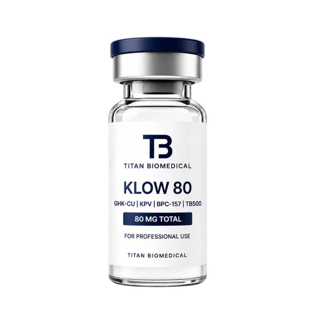 KLOW 80 - GHK-CU (50mg) / KPV (10mg) BPC-157 (10mg) / TB500 (10mg)