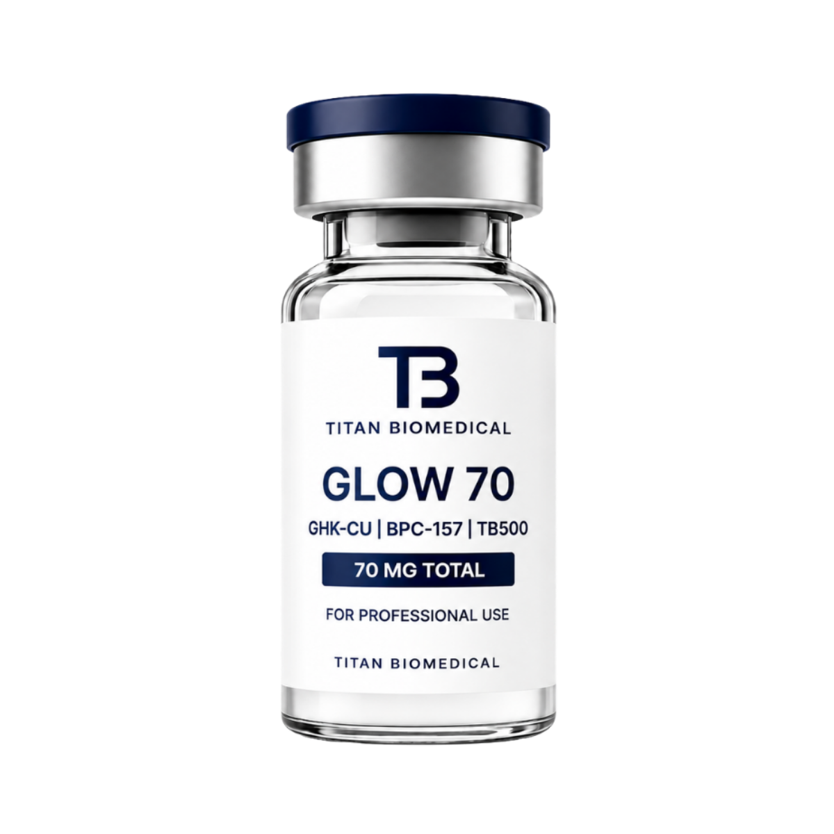 Glow 70 - GHK-CU (50mg) / BPC-157 (10mg) / TB500 (10mg)